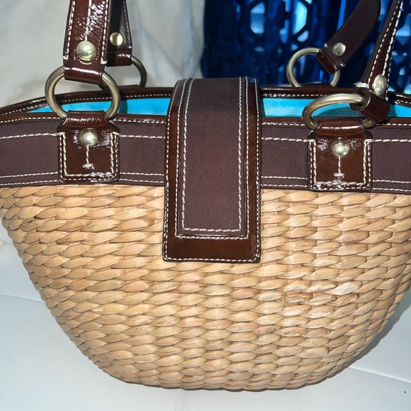 Coach wicker bag - Picture 2 of 14